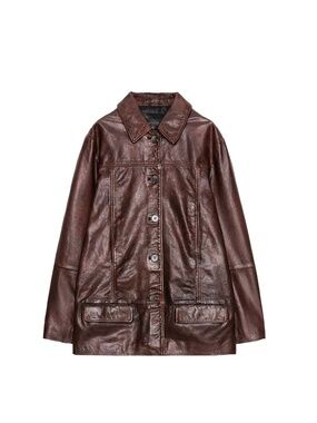 Zara New Leather Jacket